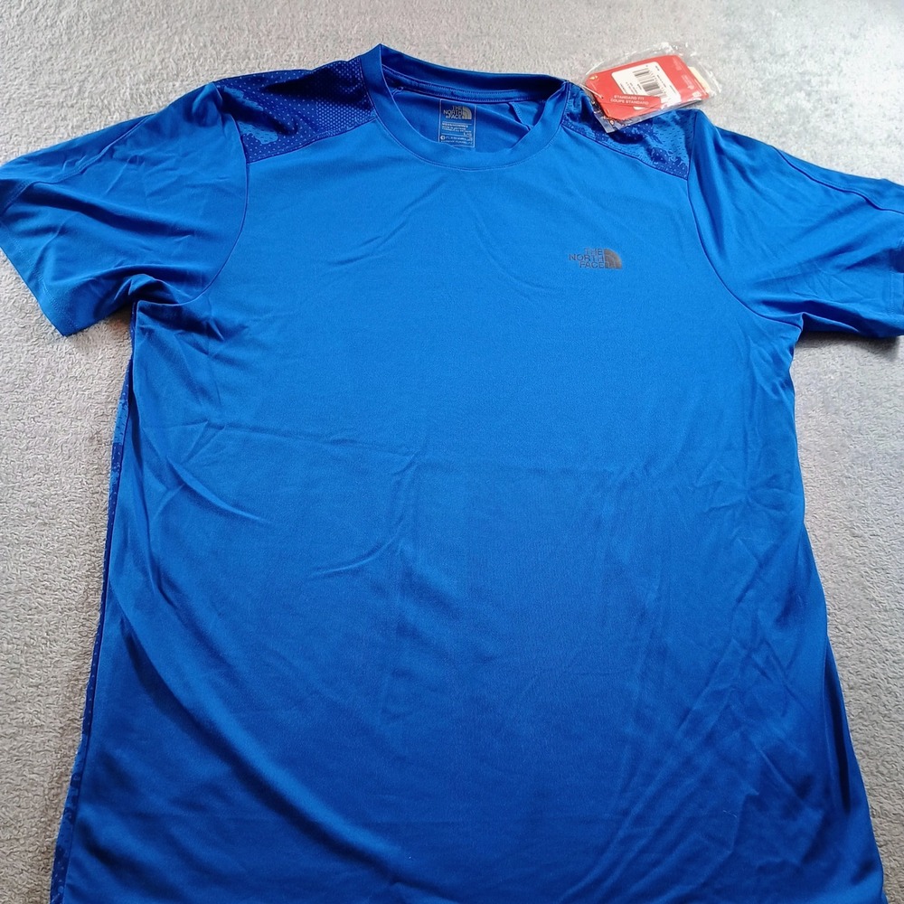 The North Face Mens FlashDry-XD Training Tee Blue Large‎ Extreme Durability